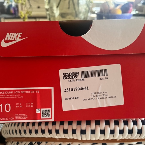 NIB Nike Dunk Low Retro BTTYS polar white, sz 10 - Picture 5 of 5